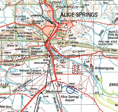 alice springs map